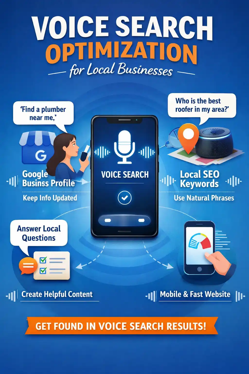 Voice search graphic